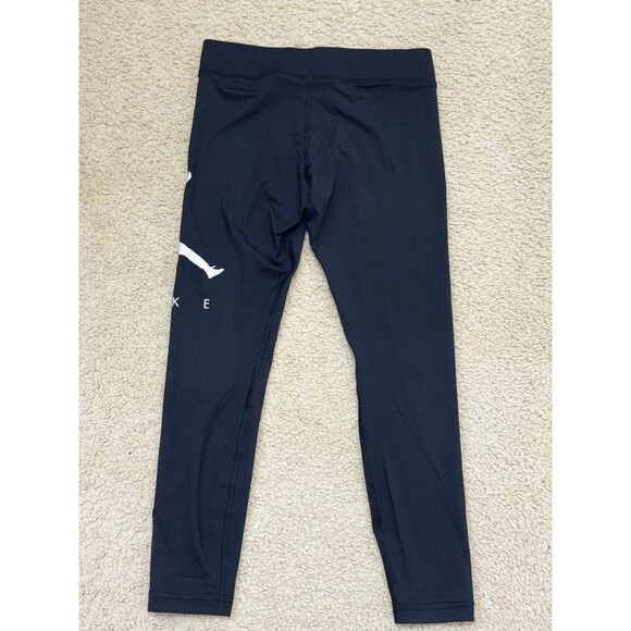 NWT Nikehad Jordan Leggings Jumpman By Nike Black/White Girls Size M 10-12yrs - Picture 2 of 7